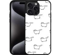 Cazy Housse Compatible avec iPhone 15 Pro Max Amour mon chat