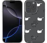 Cazy Housse Compatible avec iPhone 16 Pro Max Amour mon chat