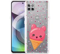 Cazy Housse Compatible avec Motorola Moto G 5G - Cône de glace