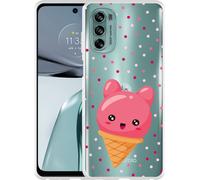 Cazy Housse Compatible avec Motorola Moto G62 5G - Cône de glace