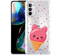 Cazy Housse Compatible avec Motorola Moto G82 - Cône de glace