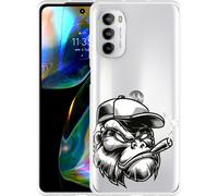Cazy Housse Compatible avec Motorola Moto G82 - Tête Gorilla
