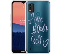 Cazy Housse Compatible avec Nokia C21 Plus T'aimer toi-même