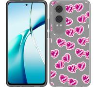 Cazy Housse Compatible avec OnePlus Nord CE4 Lite Lunettes de soleil en forme de cœur