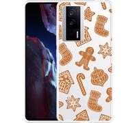 Cazy Housse Compatible avec Poco F5 Pro Biscuits de Noël