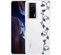 Cazy Housse Compatible avec Poco F5 Pro Branche Holly