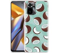 Cazy Housse Compatible avec Poco M5s - Noix de coco