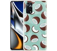 Cazy Housse Compatible avec Poco X4 Pro - Noix de coco