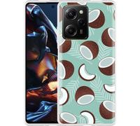 Cazy Housse Compatible avec Poco X5 Pro Noix de coco
