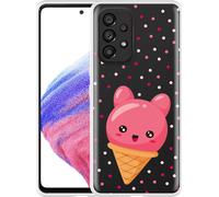 Cazy Housse Compatible avec Samsung Galaxy A53 - Cône de glace