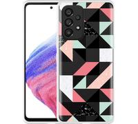 Cazy Housse Compatible avec Samsung Galaxy A53 - Œuvres d'art géométriques