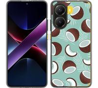 Cazy Housse Compatible avec Xiaomi Poco X7 Pro Noix de coco