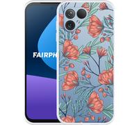 Cazy Housse Compatible Fairphone 5 Coquelicots Roses