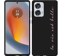 Cazy Housse compatible Oppo Find X8 Pro Housse silicone Noir - La Vie Est Belle