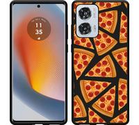 Cazy Housse compatible Oppo Find X8 Pro Housse silicone Noir - Pizza Party