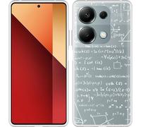 Cazy Housse étui silicone pour Xiaomi Poco M6 Pro - Mathématique Blanc