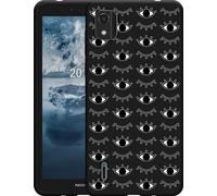 Cazy Housse noire Compatible avec Nokia C2 2ème édition - Je vous vois