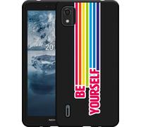 Cazy Housse noire Compatible avec Nokia C2 2nd Edition - Be Yourself