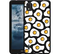 Cazy Housse noire Compatible avec Nokia C2 2nd Edition - Oeuf