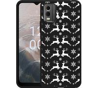 Cazy Housse noire Compatible avec Nokia C32 Ach Hirsch