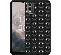 Cazy Housse noire Compatible avec Nokia C32 Je vous vois