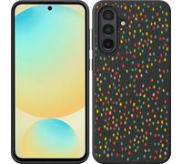 Cazy Housse noire Compatible avec Samsung Galaxy A26 Points heureux