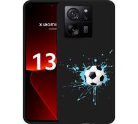 Cazy Housse noire Compatible avec Xiaomi 13T/13T Pro Football