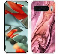 Cazy Housse pour Google Pixel 9 Pro XL Housse en silicone - Marbre de rêve