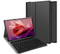 Housse pour Tablette avec Clavier Compatible avec Lenovo Tab P12 - Étui Clavier Bluetooth AZERTY - Noir