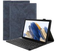 Cazy Housse pour Tablette avec Clavier compatible avec Samsung Galaxy Tab A8 - Étui Clavie Bleu G
