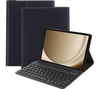 Cazy Housse pour Tablette avec Clavier compatible avec Samsung Galaxy Tab A9 - Étui Clavie Noir G
