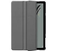 Cazy Housse pour Tablette compatible avec Google Pixel Tablet - Étui TriFold Bookcase - Gr Gris G