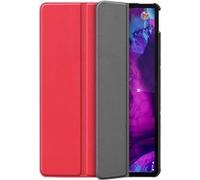 Cazy Housse pour Tablette compatible avec Lenovo Tab P11 Pro - Étui TriFold Bookcase - Rou Rouge G