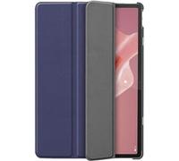 Cazy Housse pour Tablette compatible avec Lenovo Tab P12 - Étui TriFold Bookcase - Bleu Bleu G