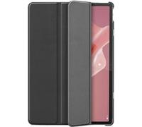 Cazy Housse pour Tablette compatible avec Lenovo Tab P12 - Étui TriFold Bookcase - Noir Noir G