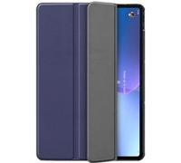 Cazy Housse pour Tablette compatible avec Lenovo Tab P12 Pro - Étui TriFold Bookcase - Ble Bleu G