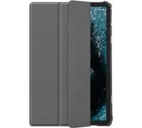 Cazy Housse pour Tablette compatible avec Nokia T20 - Étui TriFold Bookcase - Gris Gris G