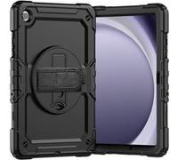 Cazy Housse pour Tablette compatible avec Samsung Galaxy Tab A9 Plus - Coque Antichoc avec Noir G