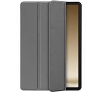 Cazy Housse pour Tablette compatible avec Samsung Galaxy Tab A9 Plus - Étui TriFold Bookca Gris G