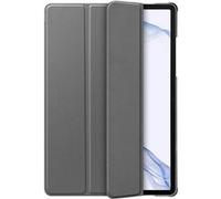 Cazy Housse pour Tablette compatible avec Samsung Galaxy Tab S8 - Étui TriFold Bookcase - Gris G