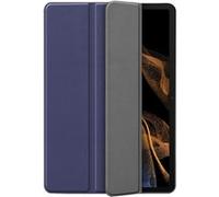 Cazy Housse pour Tablette compatible avec Samsung Galaxy Tab S8 Ultra - Étui TriFold Bookc Bleu G