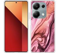 Cazy Housse pour Xiaomi Poco M6 Pro Housse en silicone - Marbre de rêve