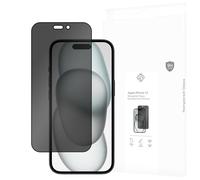 Cazy Protection d’Écran de Confidentialité compatible avec iPhone 15 - Protection d’Écran Anti-Espion en Verre Trempé