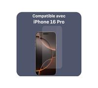 Cazy Protection d'Ecran compatible avec iPhone 16 Pro - Protection d'Ecran en Verre Trempé