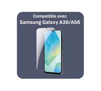 Cazy Protection d'Ecran compatible avec Samsung Galaxy A36 / A56 - Protection d'Ecran en V