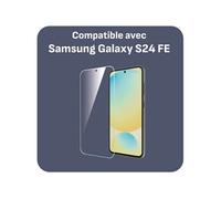 Cazy Protection d'Ecran compatible avec Samsung Galaxy S24 FE - Protection d'Ecran en Verr