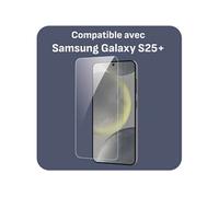 Cazy Protection d'Ecran compatible avec Samsung Galaxy S25 Plus - Protection d'Ecran en Ve