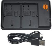 Cb-5l Batterie USB Dual Quick Chargeur Compatible pour BP-511,BP-508,BP-511A,BP-512A,BP-522,BP-535,EOS 5D 300D FV100 Optura 50MC PowerShot G1 ZR25MC ZR80