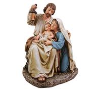 CB Catholic Avalon Gallery-Figurine de l'Avent et de Noël en résine, 23 cm, Sainte Famille bénie