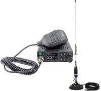 Cb Escort Radio Hp 8900 Asq,12-24V + Antenne Cb S75 Avec Base Magnétique